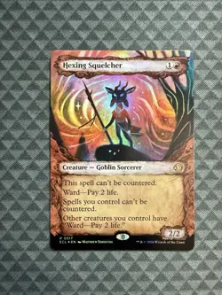 MTG Hexing Squelcher #0317 Foil Showcase Rare Lorwyn Eclipsed (ECL) - Image 1