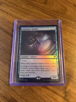 MTG Quantum Riddler NM Near Mint Foil EOE 0072 - Image 3