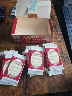 MTG - 30x Fallen Empires Booster Pack - Magic the Gathering Factory Sealed 1994 - Image 1