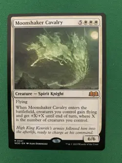 MTG Moonshaker Cavalry Wilds of Eldraine 0021 Regular Mythic - Image 1