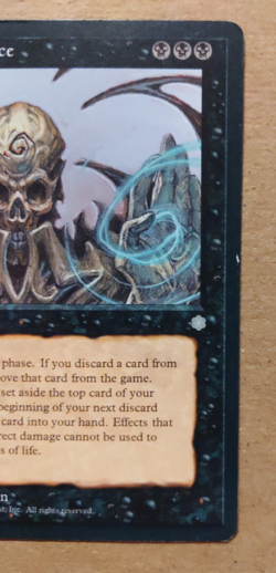 Necropotence - Ice Age (1995) - Lightly Played - MTG Classic Enchantment - Image 3