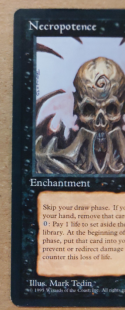 Necropotence - Ice Age (1995) - Lightly Played - MTG Classic Enchantment - Image 4