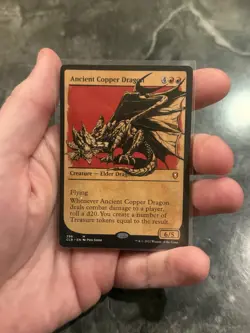 Ancient Copper Dragon (Showcase) Commander Legends: Battle for Baldur's Gate *R* - Image 1