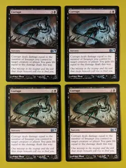 Corrupt x4 Magic 2014 M14 4x Playset Magic the Gathering MTG - Image 1