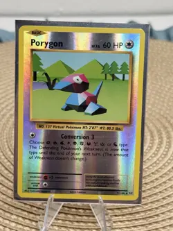 Pokemon TCG Card 2016 XY Evolutions Porygon 71/108 Reverse Holo - Image 1