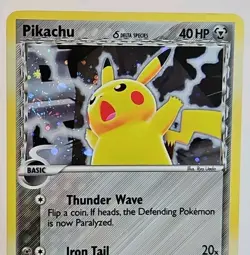 Pokemon Pikachu TCG 2006 Delta Species Promo 035 Holo Black Star - Image 3