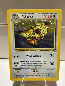 Pokemon TCG Jungle Pidgeot Holo 8/64 - Image 1