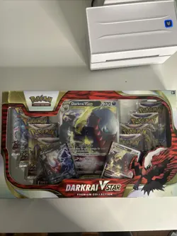 POKEMON TCG DARKRAI VSTAR PREMIUM COLLECTION BOX 2022 FACTORY SEALED NEW - Image 1