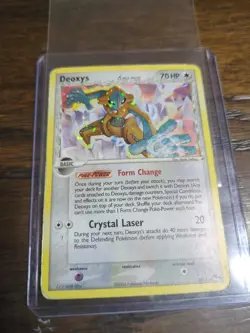 Pokemon Deoxys Holofoil Delta Species 2/17 Pop Series 4 Moderately Played - Image 1