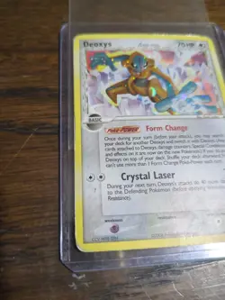 Pokemon Deoxys Holofoil Delta Species 2/17 Pop Series 4 Moderately Played - Image 3