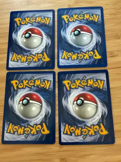 Pokemon Base Set 2 Starters cards lot - Bulbasaur Charmander Squirtle Pikachu - Image 2