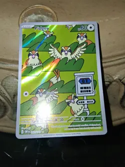 🔥TCG Pokemon Pidgey 207/197 card SV03: Obsidian Flames Holo - Image 1