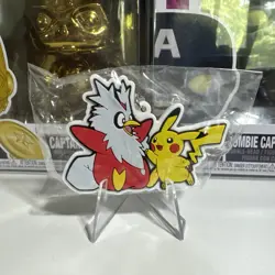Pokemon TCG Holiday Calendar Pikachu & Delibird Keychain Advent Item Sealed - Image 1