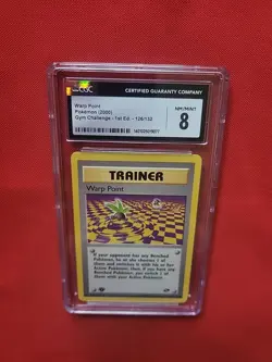 Pokemon: Warp Point #126/132 1st Edition Gym Challenge 2000 WOTC - CGC 8 - A41 - Image 4