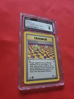 Pokemon: Warp Point #126/132 1st Edition Gym Challenge 2000 WOTC - CGC 8 - A41 - Image 5