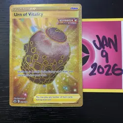 URN OF VITALITY 229/198 - Pokemon TCG Chilling Reign Gold Secret Rare - Image 1