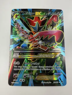Mega M Scizor EX 120/122 Full Art Ultra Rare XY BREAKpoint Pokemon - Image 1