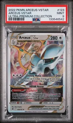 Arceus Vstar 123/99 Arceus Vstar Ultra-premium Collection Pokemon PSA 9 - Image 1