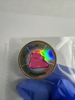 Pokemon 1999 Hasbro Battle Coin Game Ditto - Image 2
