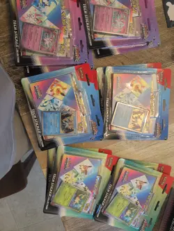 Pokemon TCG Prismatic Evolution Tech Sticker Collection 12ct Display Case - Image 2