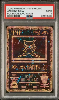 2000 POKEMON GAME MOVIE POKEMON 2000 MOVIE ANCIENT MEW PSA 9 - Image 1