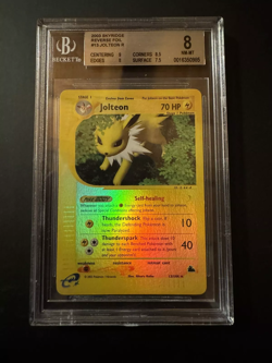 Pokemon Bgs 8 Jolteon Raro Skyridge 13/144 Serie E 2003 WOTC Inglese Reverse - Image 1