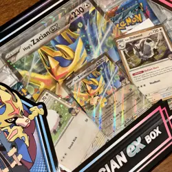 Hops Zacian Ex Box Pokemon Sealed FREE SHIPPING - Image 2
