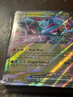 LOT OF (50) Pokemon Salamence EX 114/159 Journey Together Stamped Promo Holo NM - Image 1