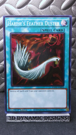 | Yugioh Harpie's Feather Duster EGO1-EN022 1st Edition Super Rare NM 🔥 | - Image 1