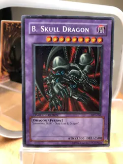 Yu-Gi-Oh! TCG B. Skull Dragon, limited edition Secret Rare Holo #BPT-006 LP - Image 1