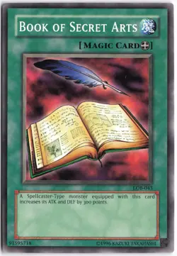 Yugioh - Book of Secret Arts LOB-043 Unlimited - The Legend of Blue Eyes White D - Image 1