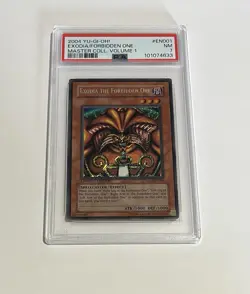 PSA 7 2004 Yu-Gi-Oh! Exodia The Forbidden One #MC1-EN001 Secret Rare Limited Ed - Image 1