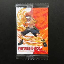 S4634 Portgas D. Ace No.21 Japanese One Piece Wafer Special Card Sealed - Image 2