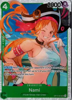 ONE PIECE English Nami OP14-031 SR | NM | The Azure Sea's Seven - Image 1