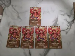 TCG The Best Premium Sleeved Blister Packs One Piece PRB-01 English x5 Packs🔥 - Image 2