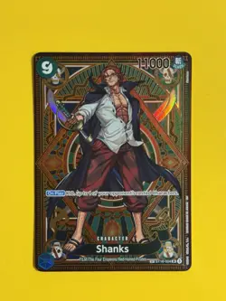 One Piece Shanks ST16-004 OP11 a Fist of Divine Speed Foil SP Alternative Art - Image 1