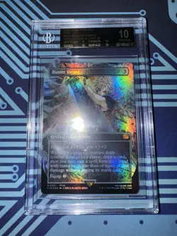 2025 Final Fantasy Foil #0351 Buster Sword Borderless Alt Art BGS 10 BLACK LABEL - Image 1