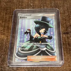 🔥POKEMON EVELYN TRAINER FULL ART HOLO CARD 175/181 TEAM UP SM🔥 - Image 1