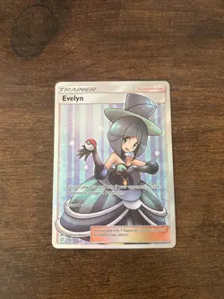 Pokemon Evelyn Full Art Trainer Sm-Team Up Holo Card 175/181 NM Condition - Image 1
