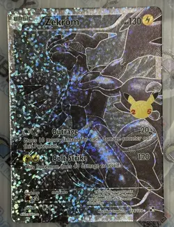 Pokemon TCG Zekrom 114/114 Celebrations 25th Anniversary Classic Collection Holo - Image 1