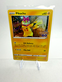 Pokemon NM Pikachu SWSH234 SWSH: Sword & Shield Promo Cards Holo SWIRL - Image 1
