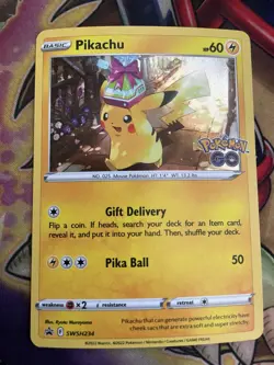 Pikachu Promo Holo SWSH: Sword & Shield Promo Cards SWSH234 Pokemon TCG - Image 1