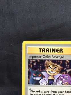Pokemon Cards: Team Rocket 1st Edition Uncommon: Imposter Oak's Revenge 76/82 - Image 2