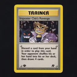 Imposter Oak's Revenge 76/82 1st Edition Team Rocket (NM) - Image 1