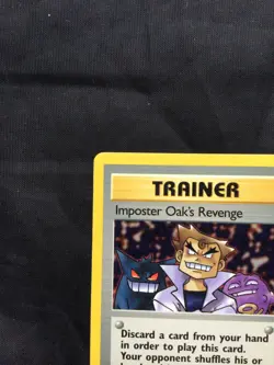 Pokemon Cards: Team Rocket 1st Edition Uncommon: Imposter Oak's Revenge 76/82 - Image 2