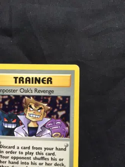 Pokemon Cards: Team Rocket 1st Edition Uncommon: Imposter Oak's Revenge 76/82 - Image 3