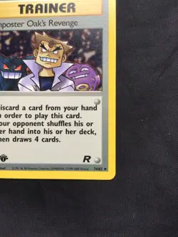 Pokemon Cards: Team Rocket 1st Edition Uncommon: Imposter Oak's Revenge 76/82 - Image 4