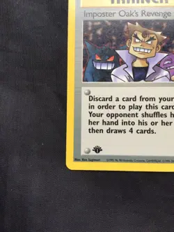 Pokemon Cards: Team Rocket 1st Edition Uncommon: Imposter Oak's Revenge 76/82 - Image 5