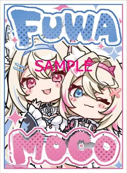 Fuwawa Mococo Abyssgard FuwaMoco Chibi hololive Anime Card Sleeves *NEW* 60ct - Image 1