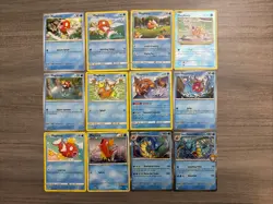 Magikarp Gyarados Pokemon Card Collection Lot Of 12 With Holos And Reverse Holo - Image 1